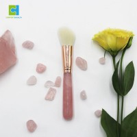 High quality Crystal Handle Pink Makeup Brushes Fan Brush best make up brush